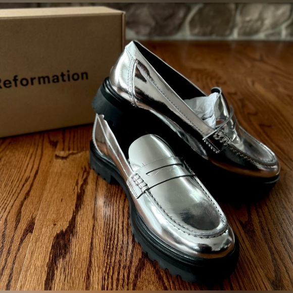 Reformation Agathea Chunky Loafer NWT- - Picture 4 of 10